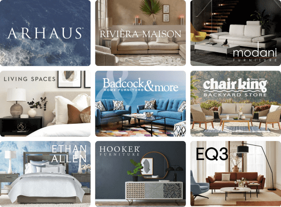 Logos of popular brands available in Floorplanner