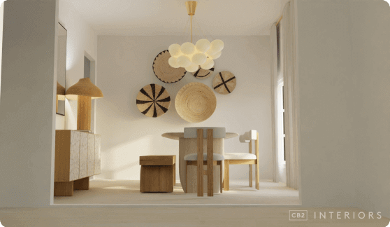 Example 3D render illustrating improved sales conversions for retailers using Floorplanner